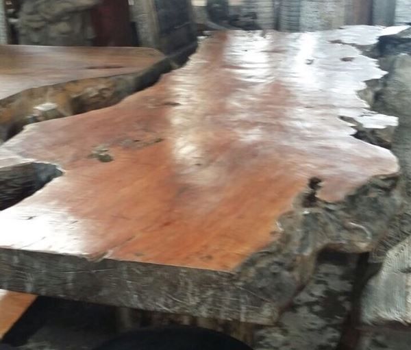 Tische: Tisch Baumscheibentisch Longan Holz Esstisch Gartentisch – Neu und originalverpackt aus Daisendorf von Wohn-Kult 2