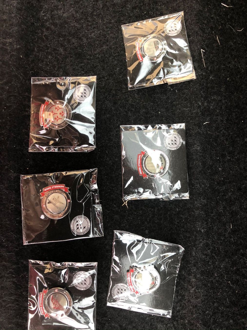 Spille: Diverse Patrouille Swiss pin – Nuovo e nell'imballaggio originale da Langwiesen venduto da eve_2xsq