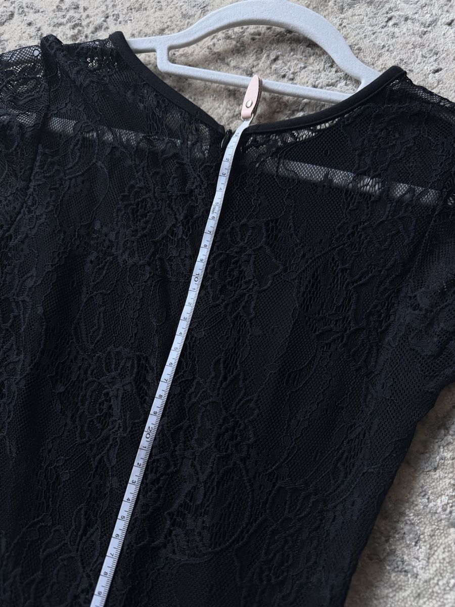Vestiti: Schickes, elegantes Abendkleid mit Spitze, Grösse S, schwarz – Nuovo (secondo la descrizione) da Zurich venduto da kat_dcy5 5
