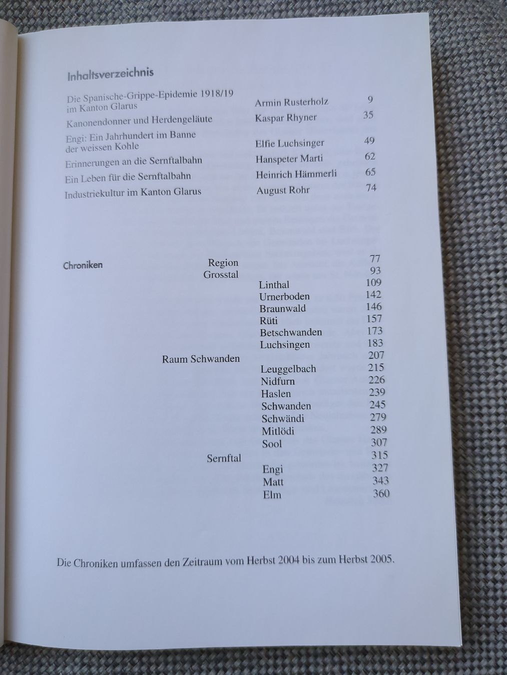 Bücher: Neujahrsbote Glarner Hinterland 2006 – Gebraucht aus Luzern von reg_dq65 1