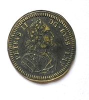 Jeton – Friedrich II. von Preussen Rechenpfenning