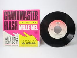 Vinyl Single Grandmaster Flash Ben Liebrand Remix White Line