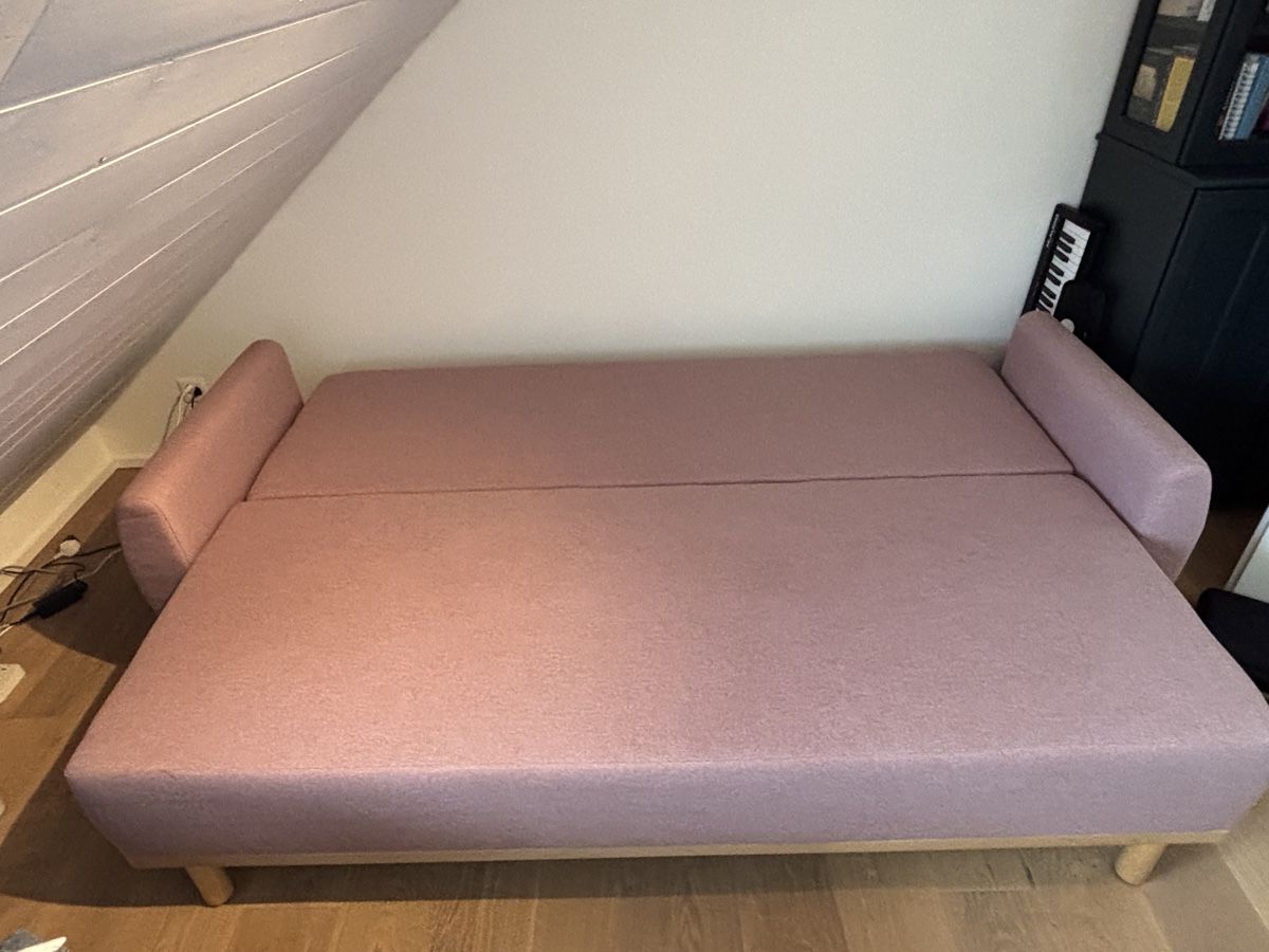 Ikea Sofas: Sofa bed IKEA GRUNNARP pink – Gebraucht aus Egg b. Zürich von jen_hm7m 2
