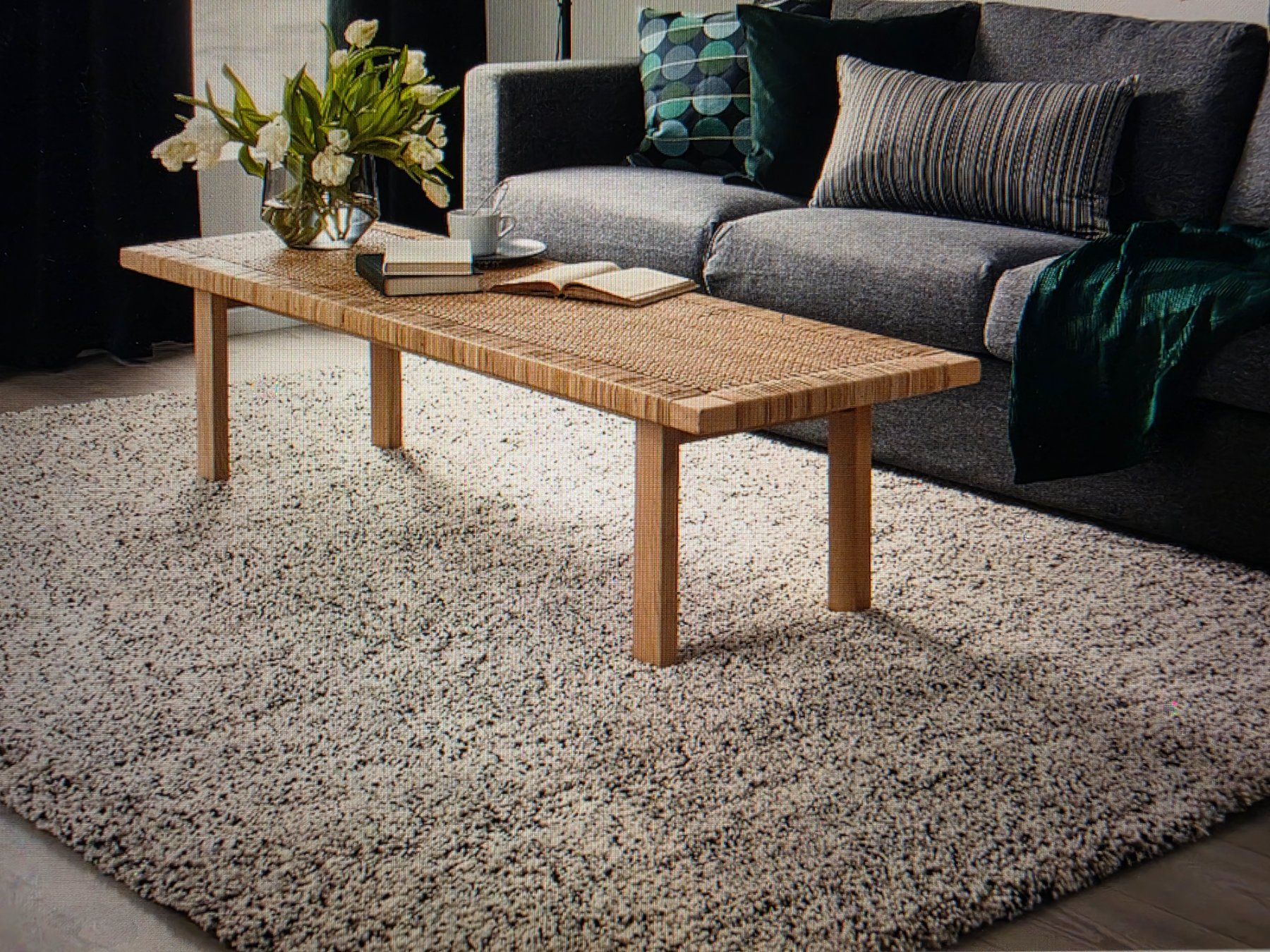 IKEA Teppich Beige 200 × 300 cm – moderner Hochflor-Teppich (Gebraucht) in Effretikon für CHF 80 – nur Abholung auf Ricardo kaufen