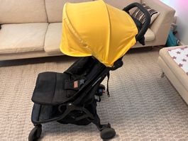 Mountain Buggy Kinderwagen schwarz gelb gebraucht