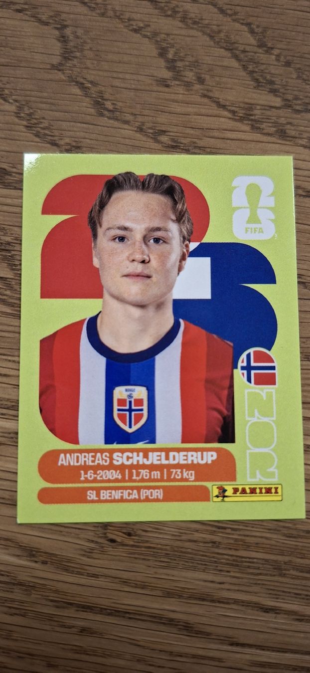 Panini Carte collezionabili: Andreas Schjelderup Norwegen NOR 12 – Nuovo (secondo la descrizione) da Liestal venduto da W.A