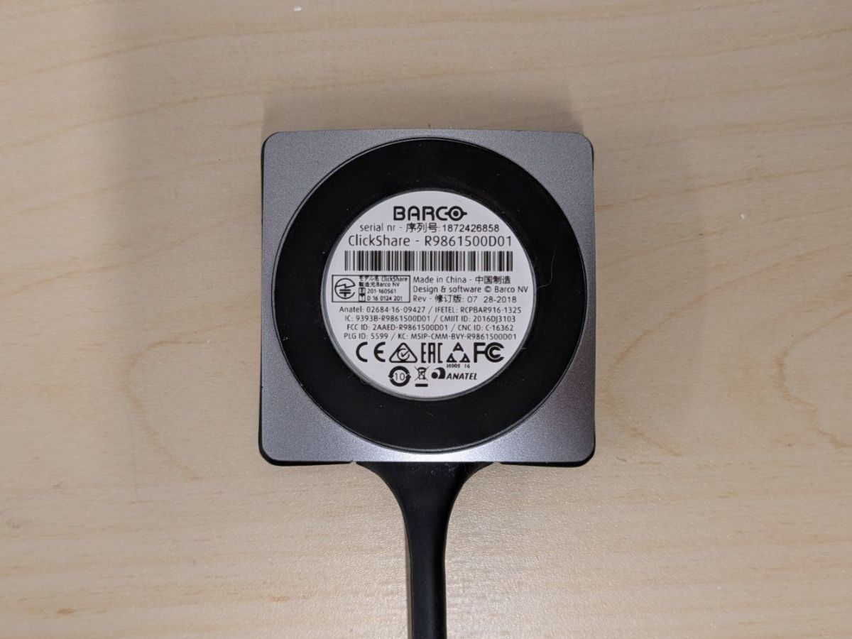 Barco Adattatori: Barco ClickShare Button USB-A – Usato da Walde AG venduto da 1klick 2