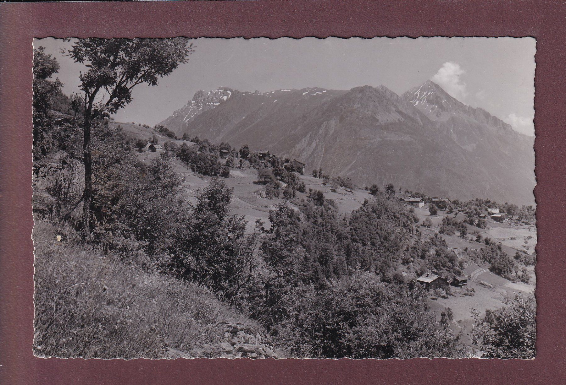Cartoline postali: RAVOIRE sur Martigny - 1952 – Usato da Pully venduto da nicecards