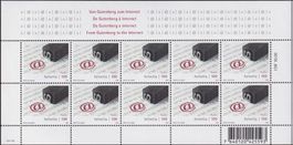 2009, Nr.1311 Zierbogen (Gutenberg) postfrisch **. FW: 10.-