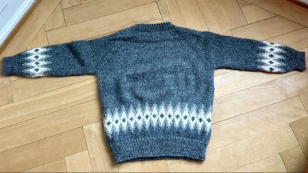 Exklusiver Pullover, Original aus Nepal, Grösse M | Wolle