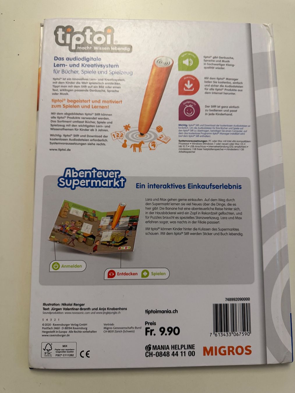 Tiptoi Spiele: Tiptoi Buch Abenteuer Supermarkt – Gebraucht aus Münsingen von Ganjam 2