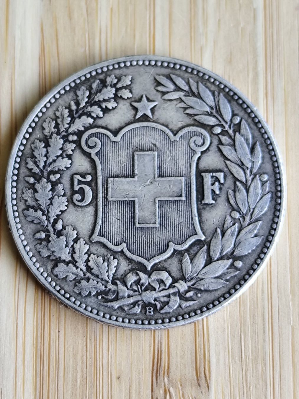Toutes les monnaies: antike 5fr.silber münze 1904 (Auflage 40'000 ) – D'occasion à minusio par bierbrauer
