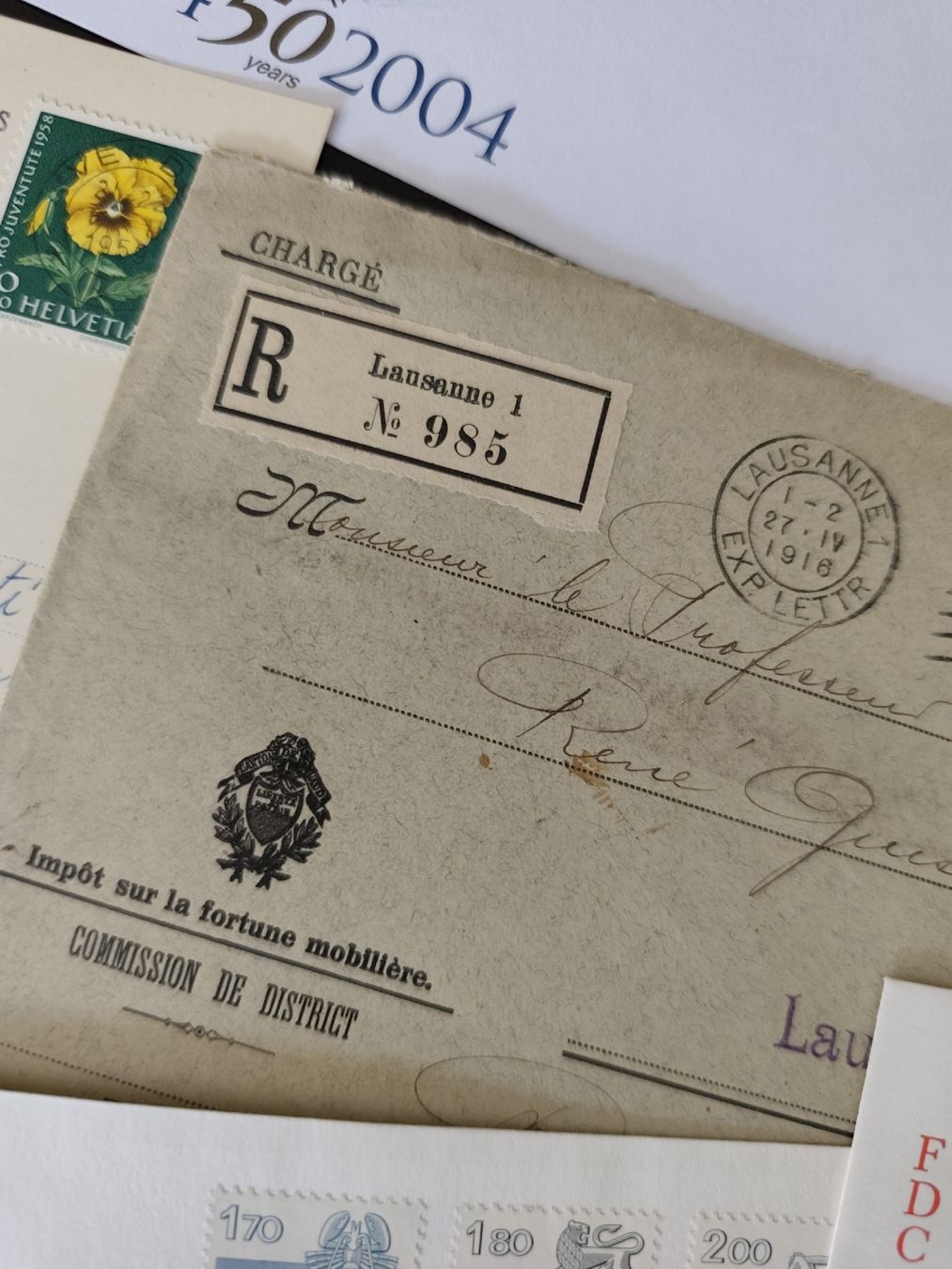 Tutti i francobolli: lot suisse FDC courrier postal chargé oblitérations – Usato da Moléson-s-Gruyères venduto da Greg2707 4