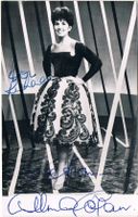 Alma Cogan 1932-66 Autogramm signiert Vintage Foto 9x14cm