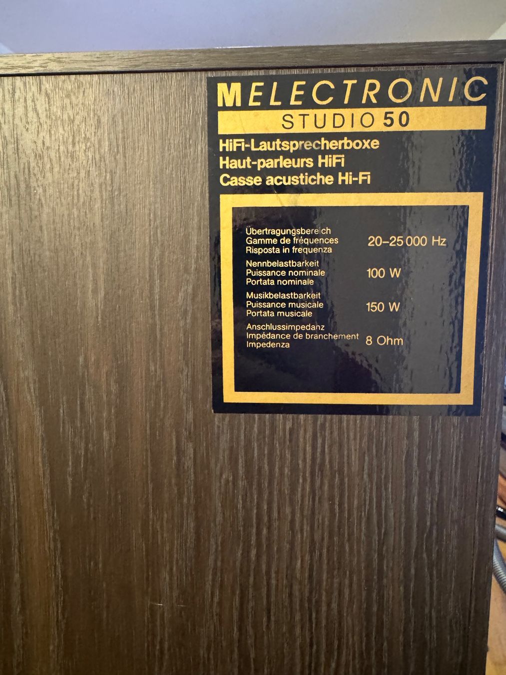 Casse acustiche: Melectronic Studio 50 – Usato da Trimbach venduto da mej_njj9 5