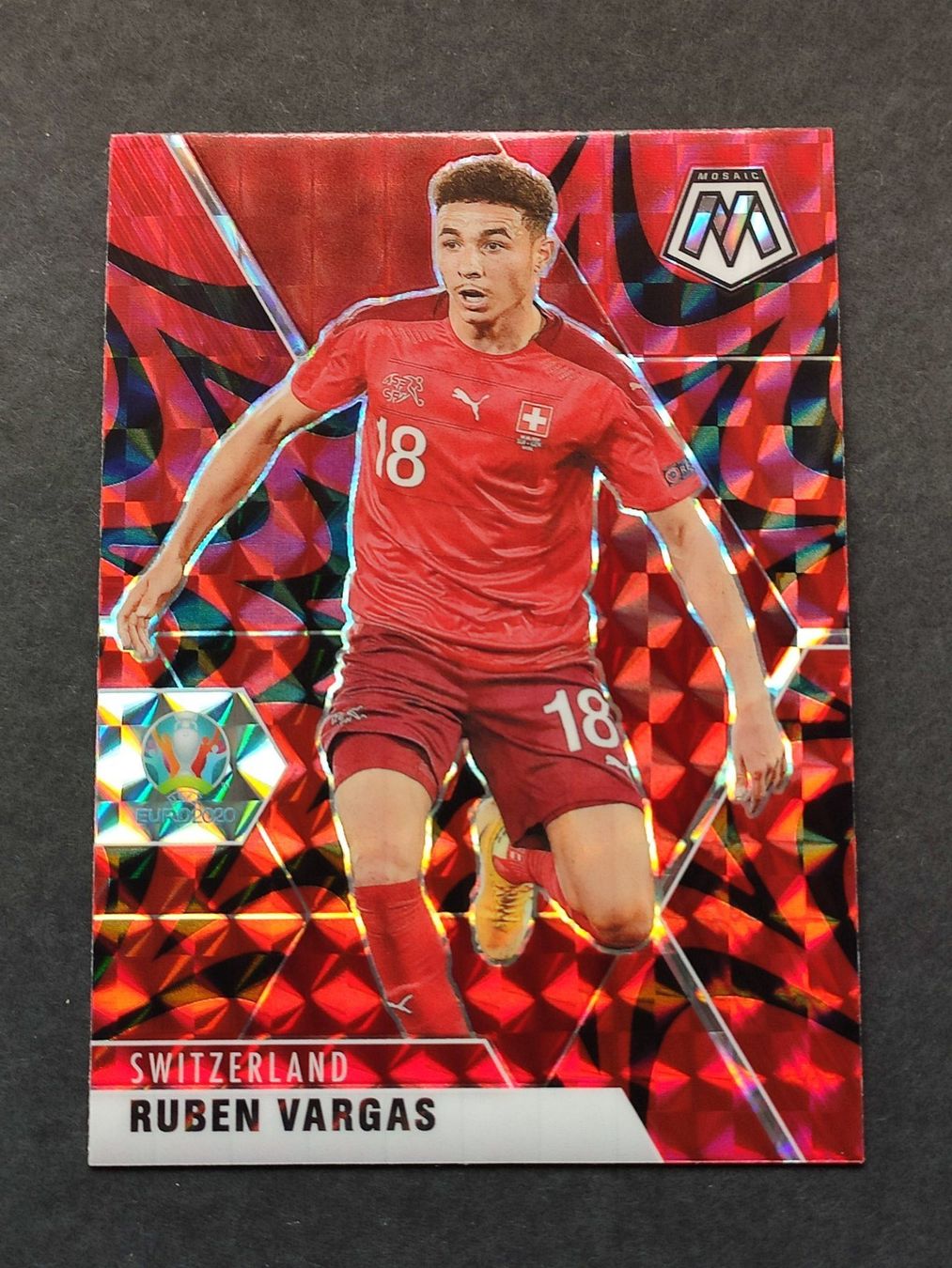 Panini Carte collezionabili: Ruben Vargas 2020 Euro Reactive Red Mosaic – Usato da Olten venduto da cweb