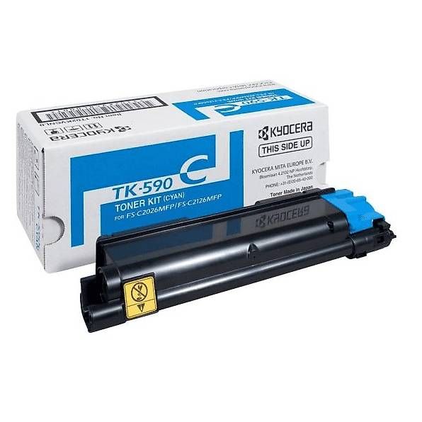 Kyocera Cartucce per stampanti & toner: Toner Kyocera original tk-590c – Nuovo e nell'imballaggio originale da Collombey venduto da cubitus79
