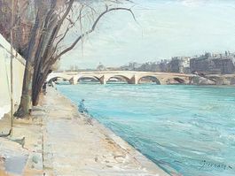 PEINTRE NEUCHÂTELOIS - Lucien Grounauer - La Seine à Paris