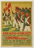 Langnau bei Reiden, Luzern, Jubiläums- Schiessen 1912
