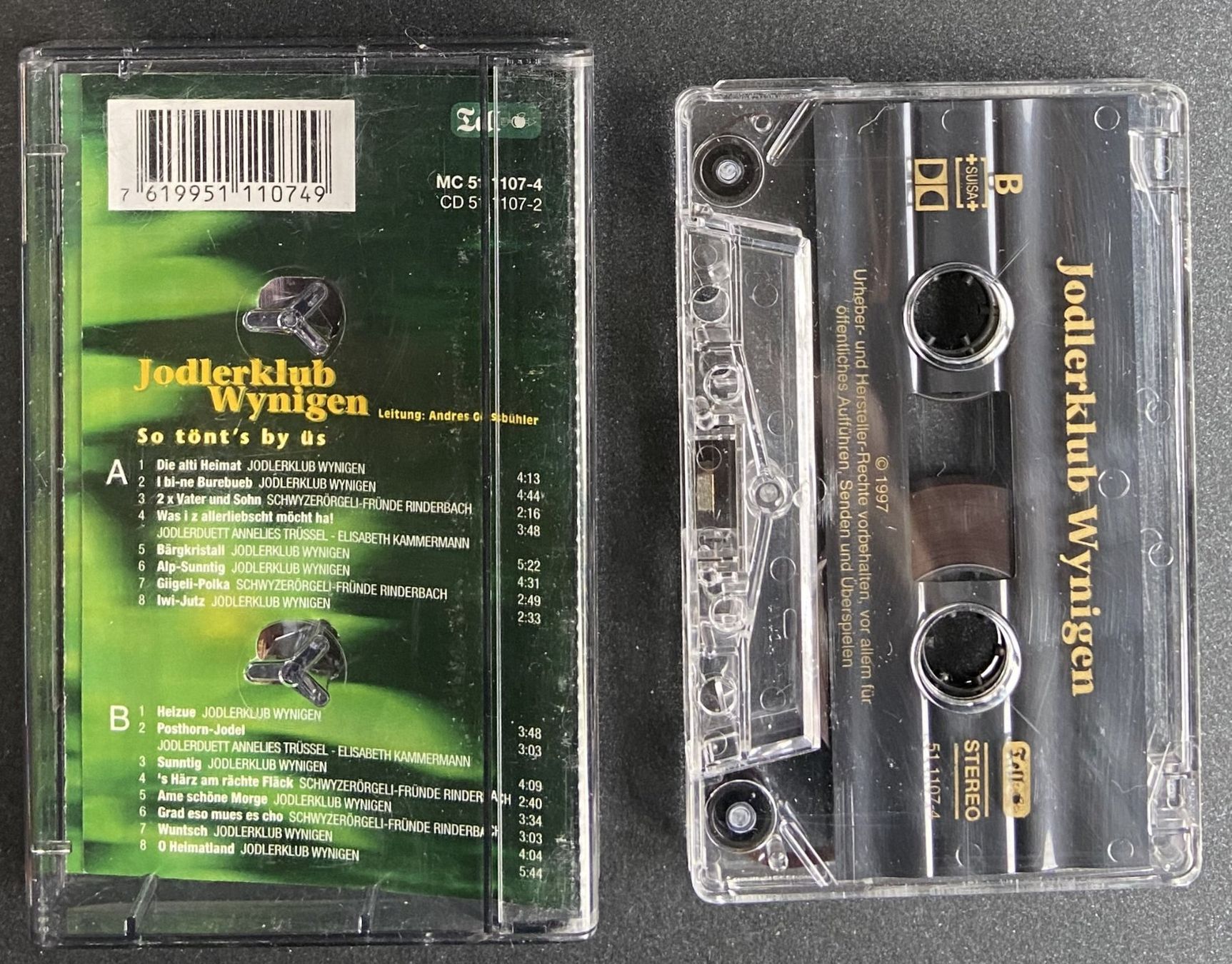 Musicassette: 4 Musikkassetten Schweizer Folklore Jodlerklub – Usato da Böckten venduto da Hansi36 7