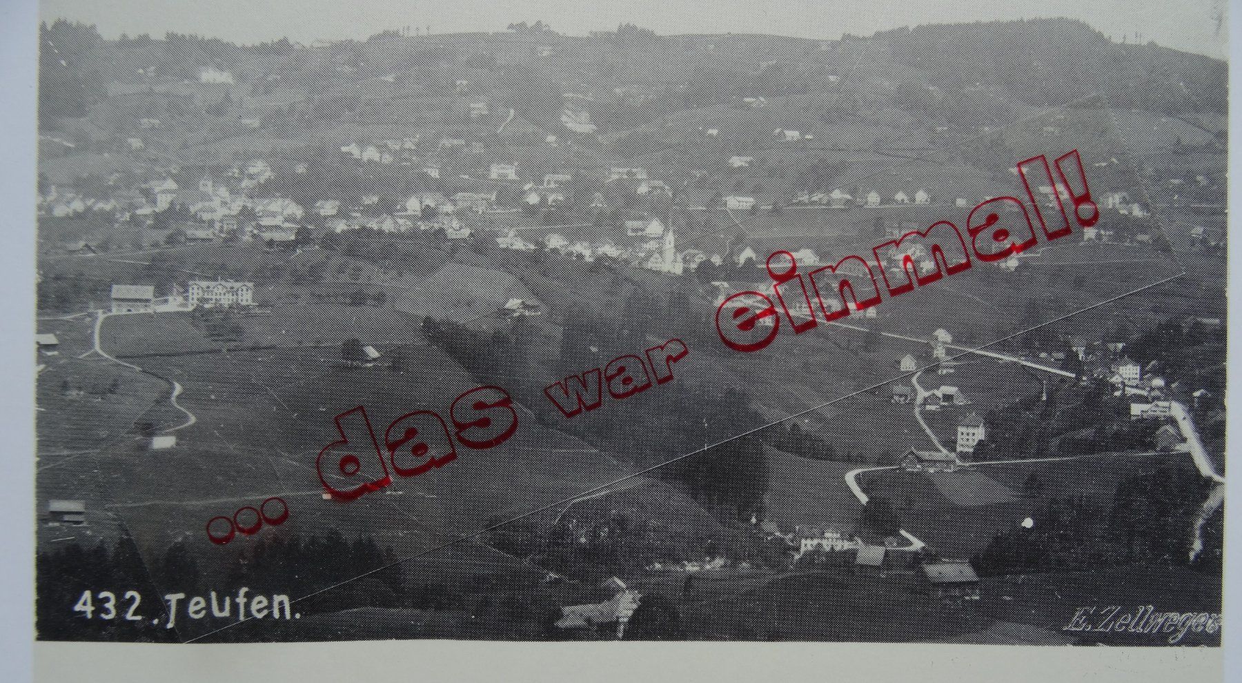 Cartoline postali: Appenzell Teufen anno 1920 – Usato da Safnern venduto da Wstussi