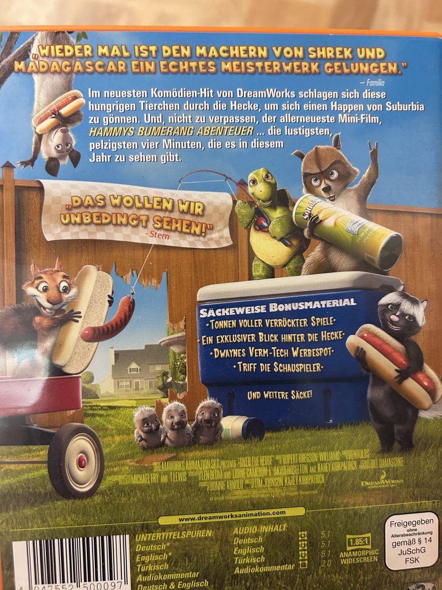 Tutti i DVDs: DVD Ab durch die Hecke – Nuovo (secondo la descrizione) da Jona venduto da Tidy76 1