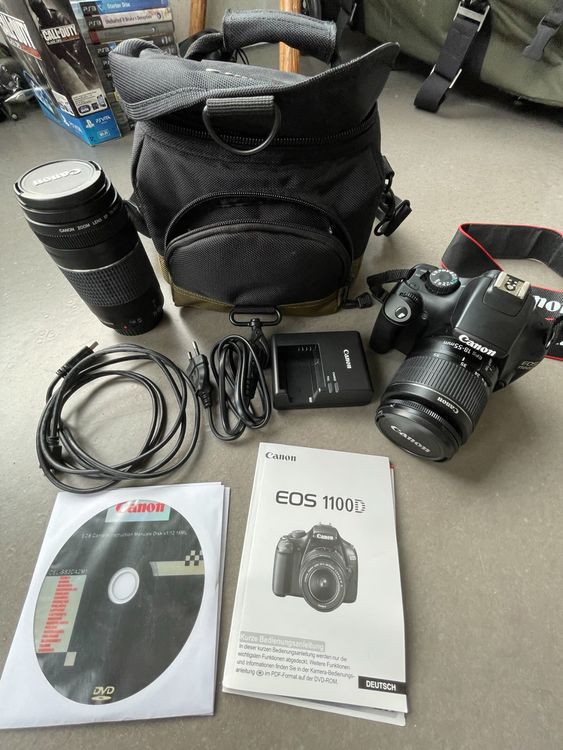 Canon EOS1100D inkl. 2 Objektive und Tasche Spiegelreflex Kaufen auf Ricardo