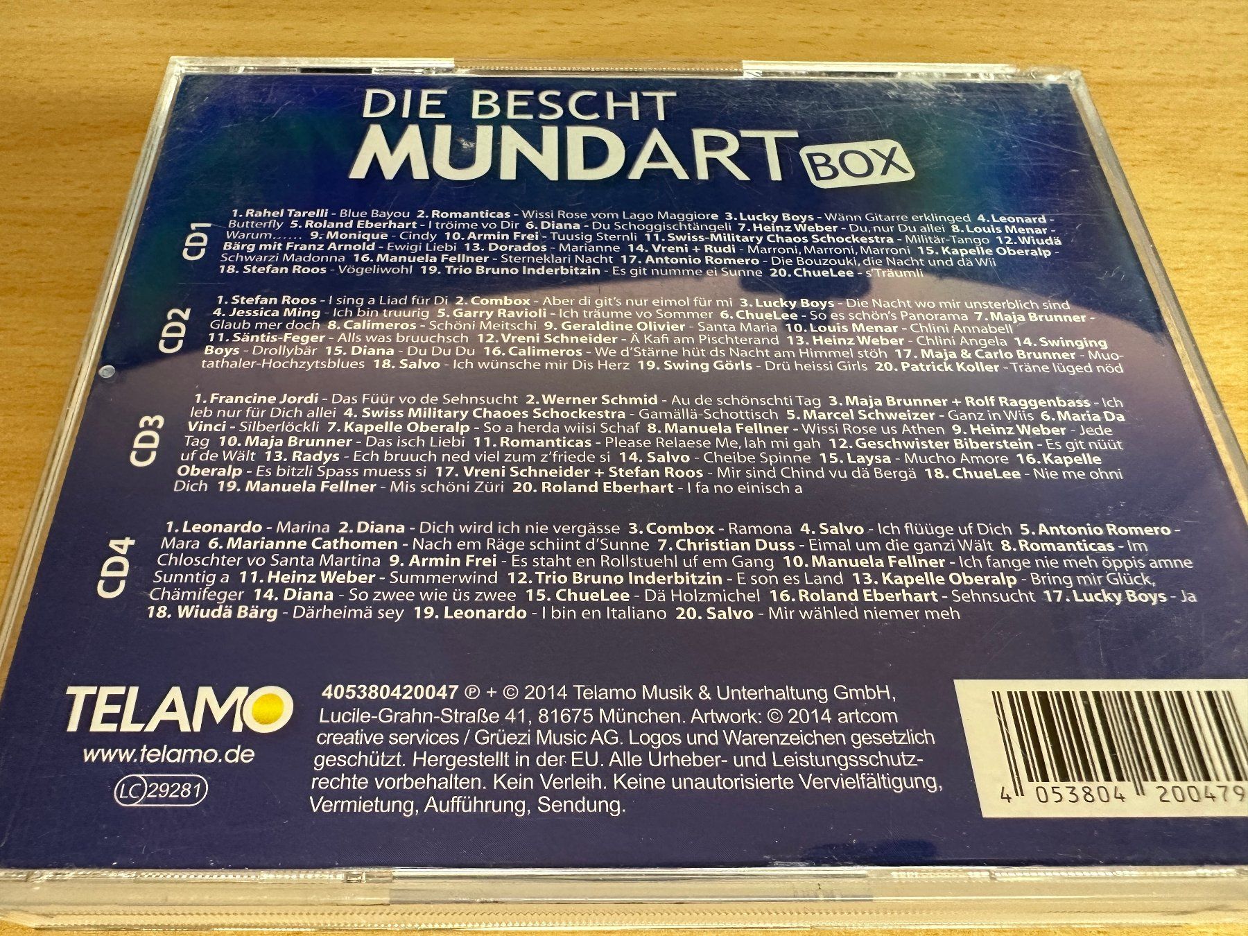 CDs: Die Bescht Mundart Box - 4 CD – Gebraucht aus Rikon im Tösstal von Alpenmutz 1