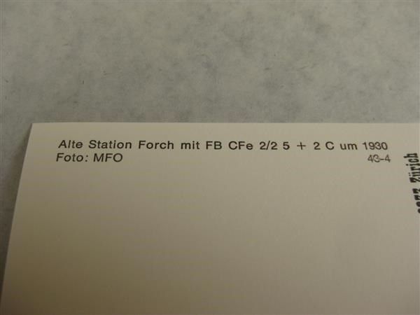 Cartoline postali: AK Forchbahn Forch – Nuovo (secondo la descrizione) da Malters venduto da Marosko 1