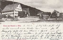 Top Foto Lichtdruck Hausen a.A. Art.At. Guggenheim 1902