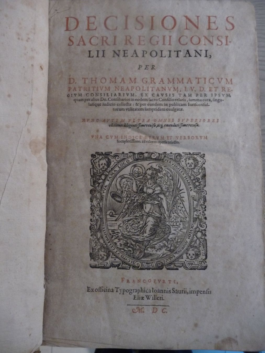 Libri: Antikes Buch, Gerichtsentscheide Neapel, 1600 – Usato da Muttenz venduto da Mithrur