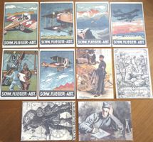 10  Flieger-Postkarten  Militär Schweiz, ungebraucht