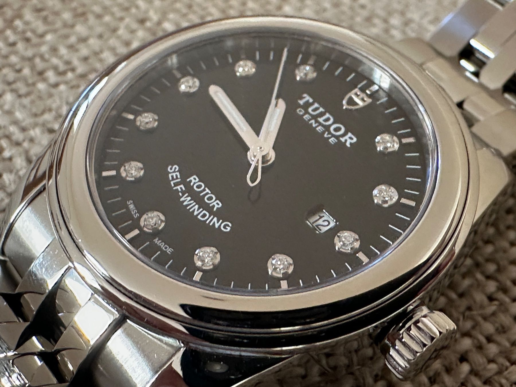 Tudor Orologi: Tudor Glamour Date Diamond Automatic 31mm Full-Set + Invoice – Usato da Matten b. Interlaken venduto da cour13 4