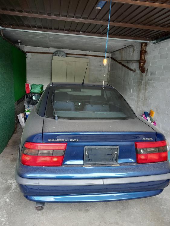 opel Calibra blau 1997