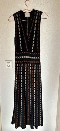 Edles Dixie Kleid, Grösse S, schwarz/gold