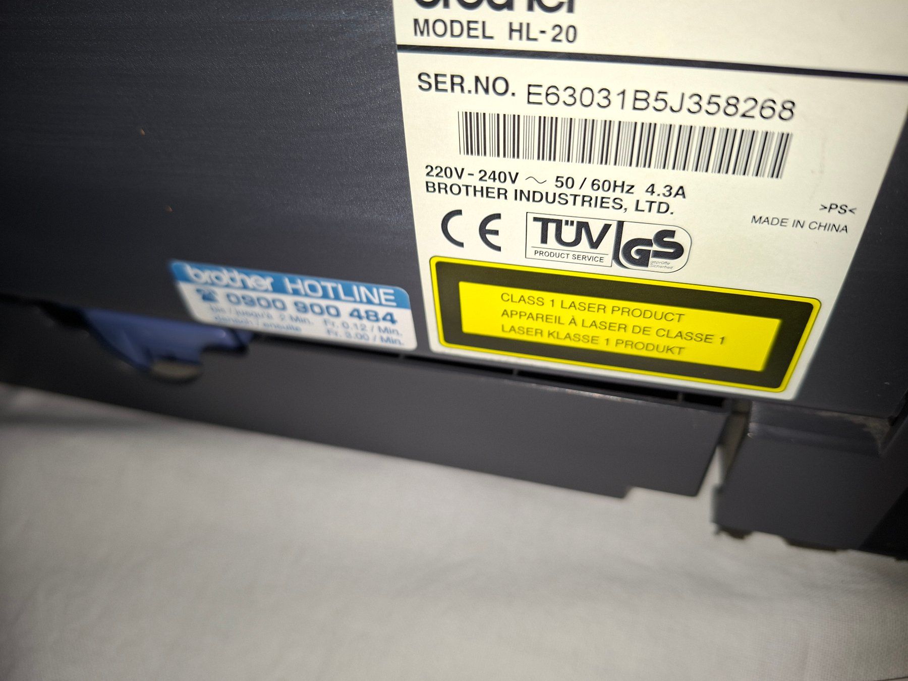 Brother Drucker: Brother Laserdrucker HL-2030 – Gebraucht aus Emmen von a843059 3