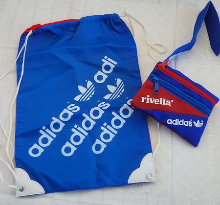 💙❤️ Cooler Vintage Beutel und Bauchtasche ADIDAS/RIVELLA