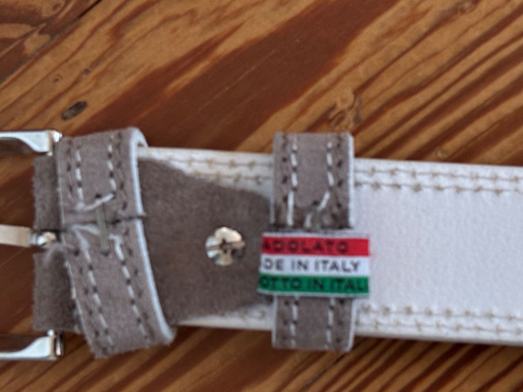 Cinture: Grau Italienischer Wildleder Guertel von Badolato – Usato da Horgen venduto da uge_pd5p 5