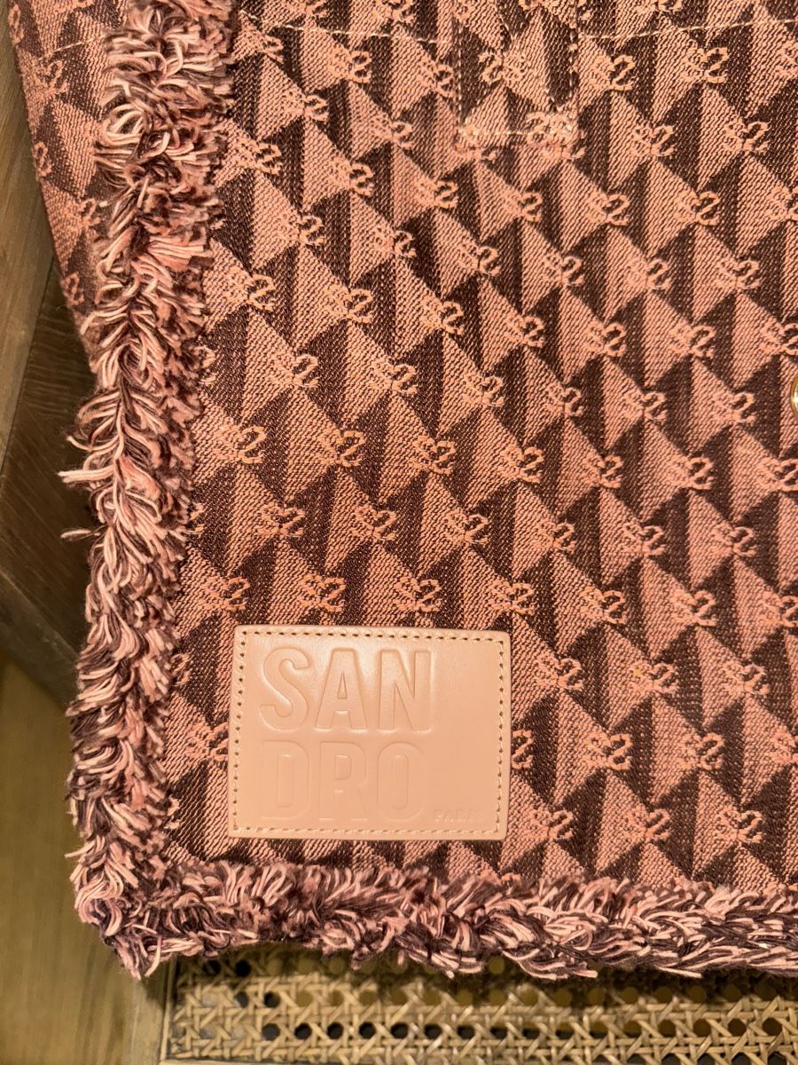 Sandro Taschen für Damen: Sandro Handtasche aus Baumwolle - Rosa – Gebraucht aus Fahrweid von meded 4