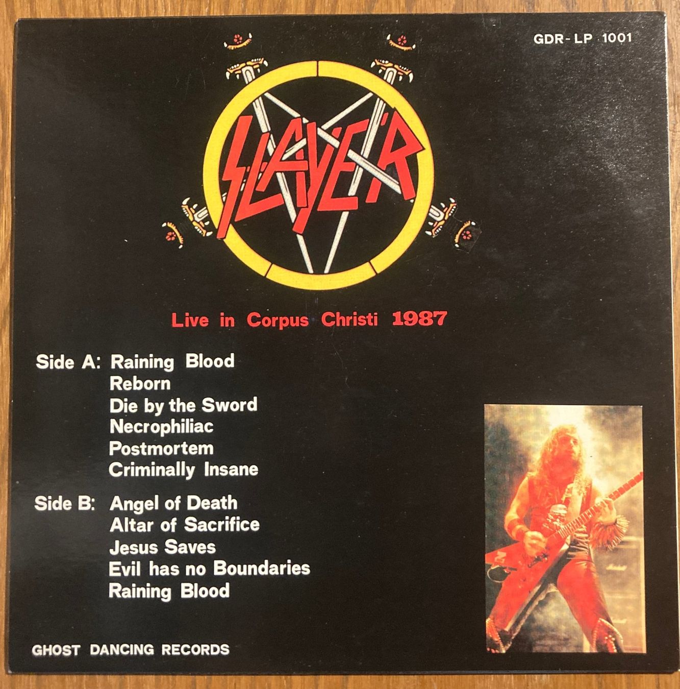 Vinyles: SLAYER "This Is Corpus Christi" BOOTLEG Live 1987 – D'occasion à Attiswil par Jay70 1