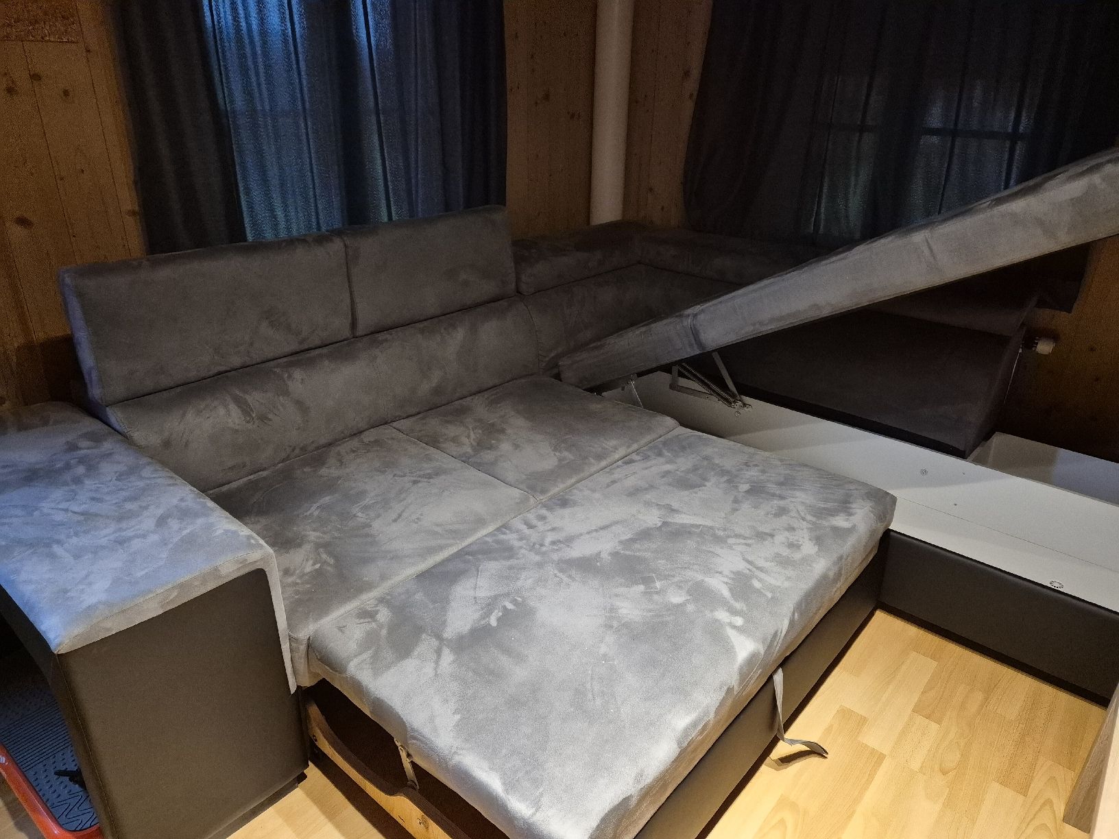 Conforama Divani: Ecksofa mit Schlaffunktion, Grau, – Usato da Kaltacker venduto da chr_68qp 1