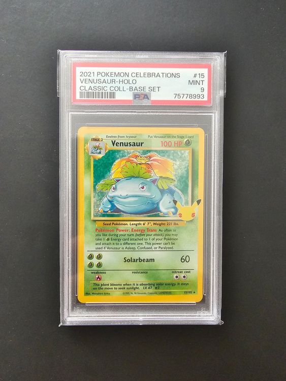 Venusaur / Bisaflor Holo Celebrations PSA 9 Kaufen auf Ricardo