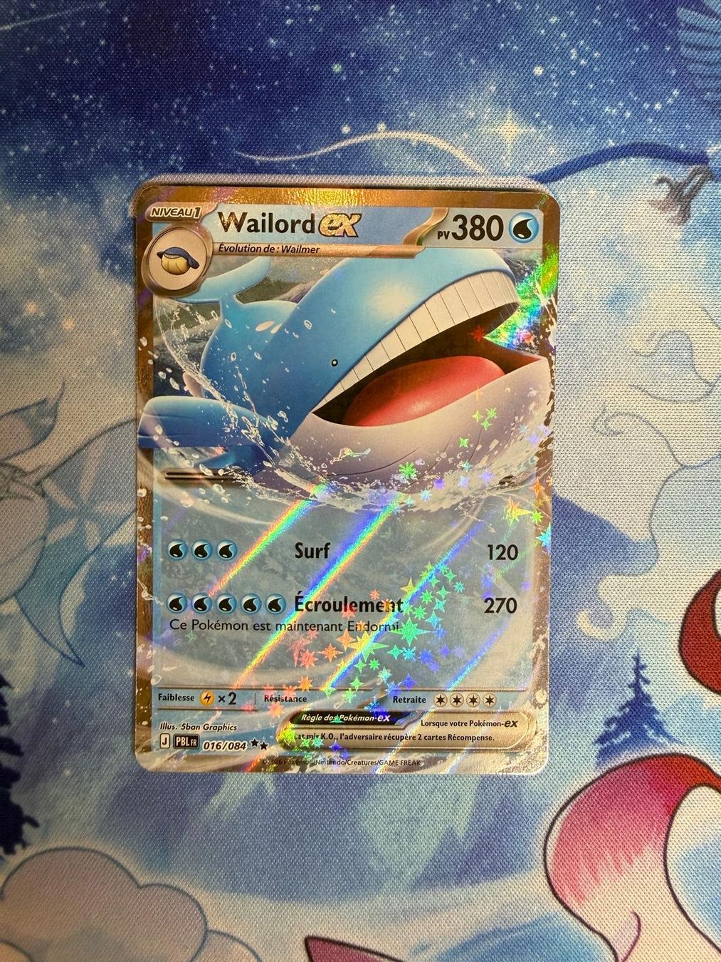 Pokémon Sammelbilder & Trading cards: Wailord EX - PBL 016 FR – Neu (gemäss Beschreibung) aus Courgenay von ScamBoxOff