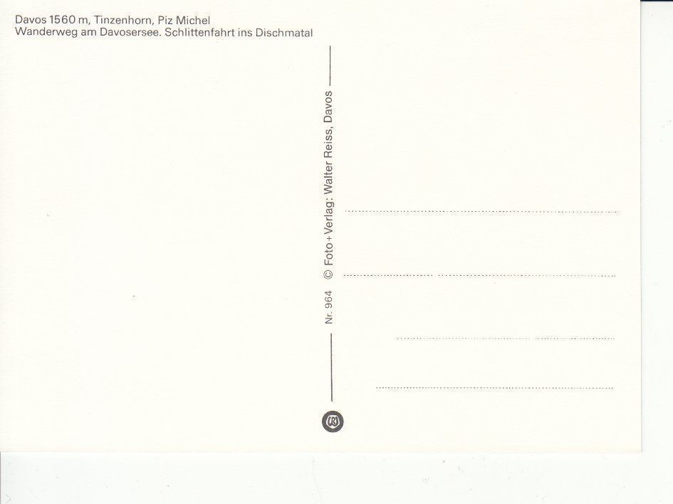 Cartoline postali: Davos 23 um 1995 – Usato da Bürglen TG venduto da StampGraf 1