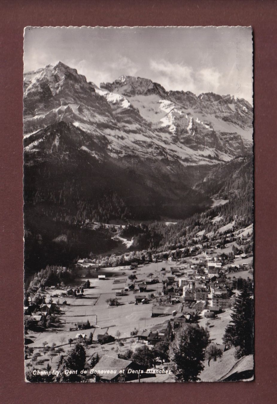 Ansichtskarten: CHAMPERY - Dent de Bonaveau - Dents Blanches – Gebraucht aus Pully von nicecards-shop