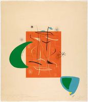 Joan Miro, Farb-Litho, numm, handsigniert