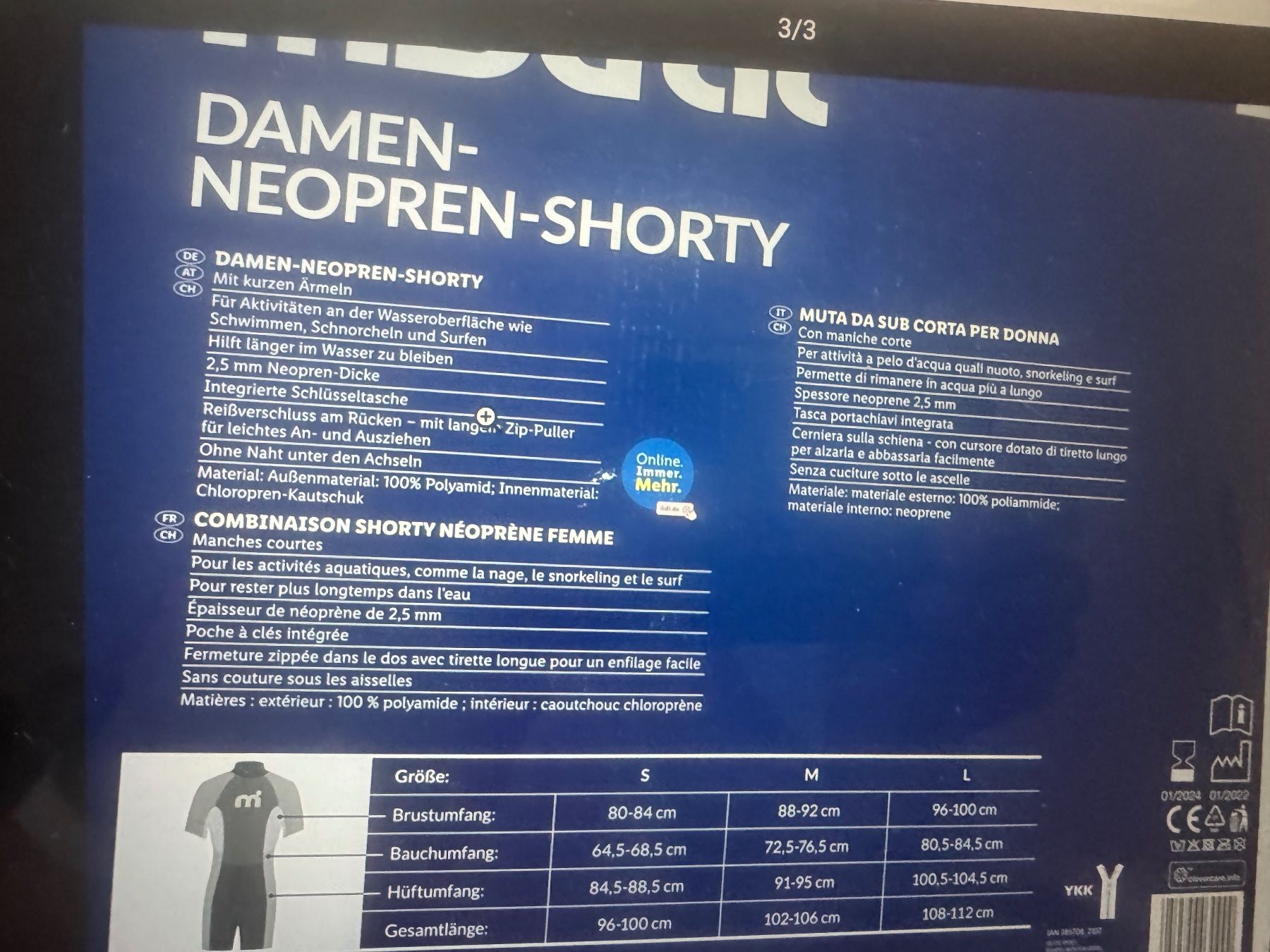Completi & Tailleur: Neopren Anzug Damen kurzarm – Nuovo (secondo la descrizione) da Walperswil venduto da So1me25 6