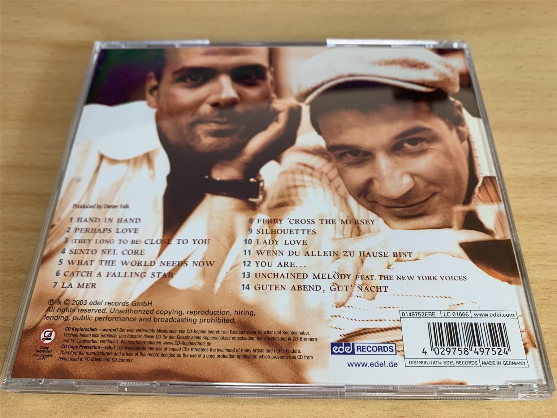 CD: Marshall & Alexander – Hand In Hand – Usato da Rikon im Tösstal venduto da Alpenmutz 1