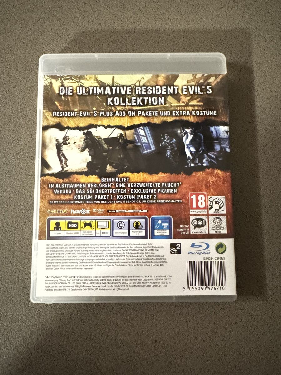 Comprar Resident Evil 5 Gold PS3 La Tienda De Videojuegos