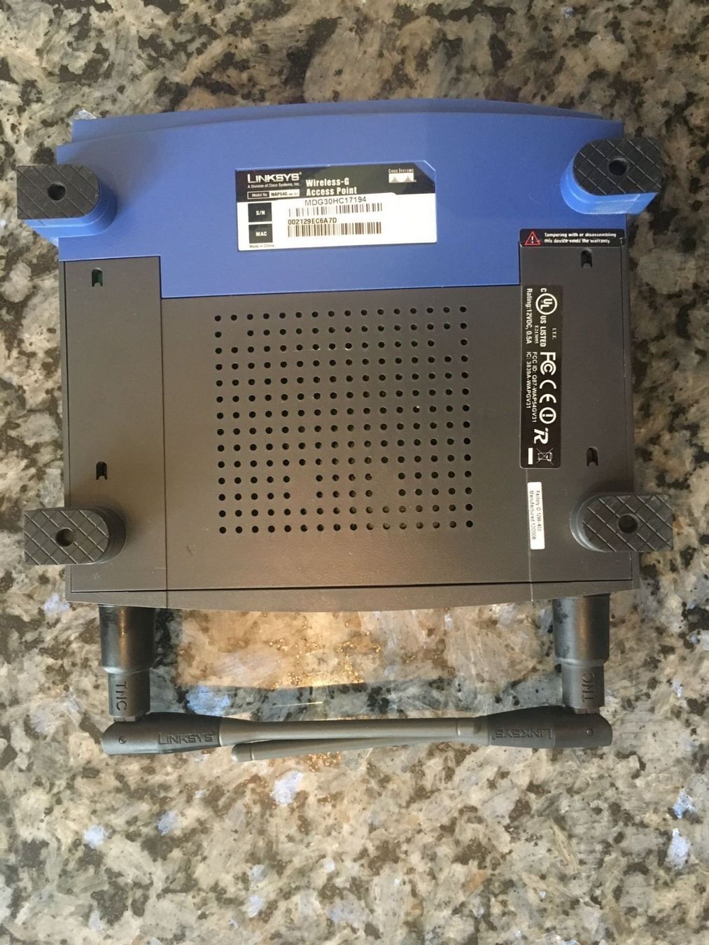 Modem & Router: Linksys WAP54G Vers. 3.1 Wireless-G – Usato da St. Margarethen TG venduto da Mac-PC 2